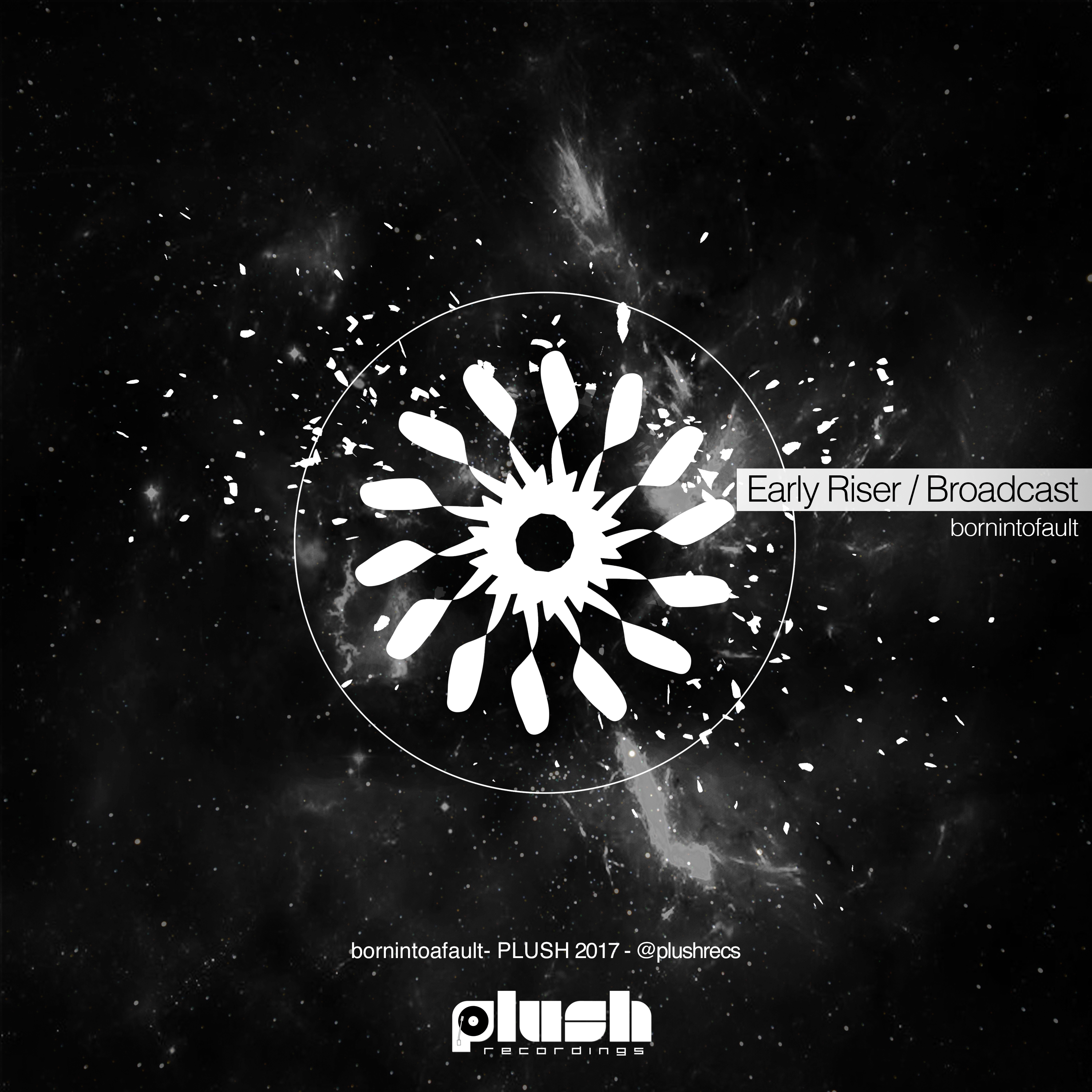 bornintofault - Early Riser / Broadcast [PLUSH102] cover art